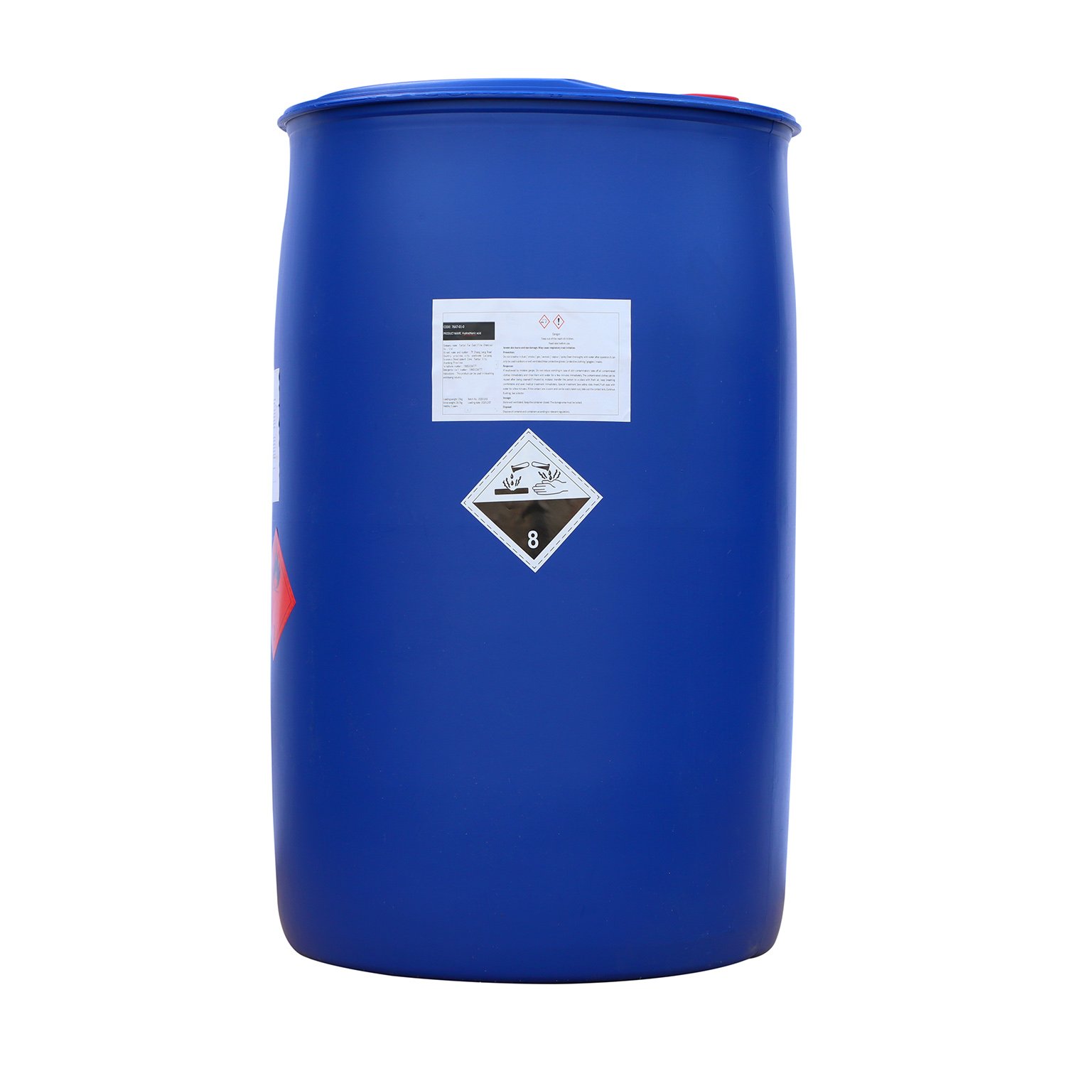 Propionic acid drums for industrial food and feed applications