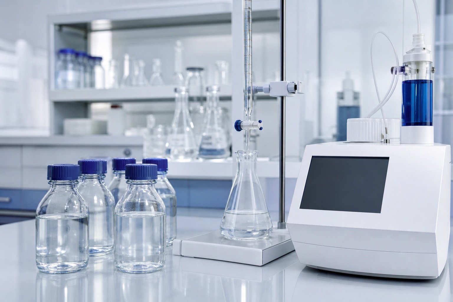 Laboratory testing formic acid purity and quality