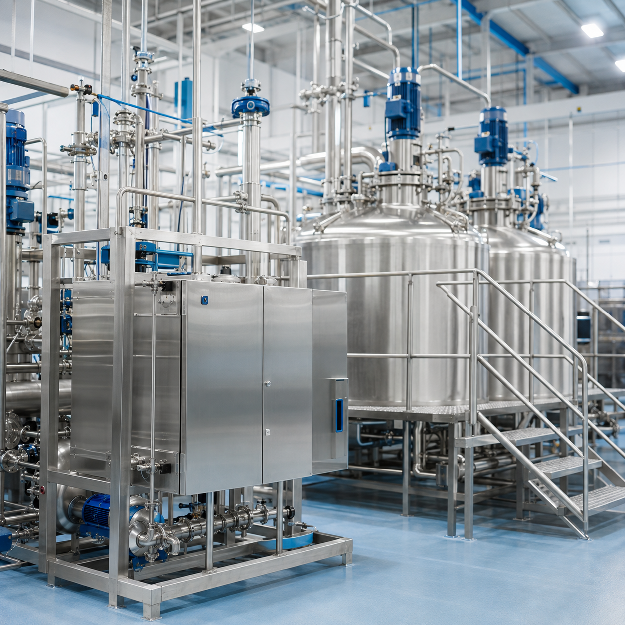 Closed food-grade hydrochloric acid dosing system at a hygienic gelatin processing plant