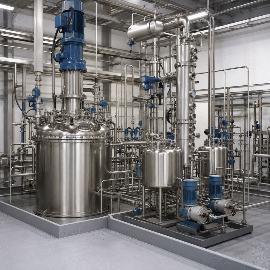 Closed formic acid esterification and distillation system for formate ester manufacturing