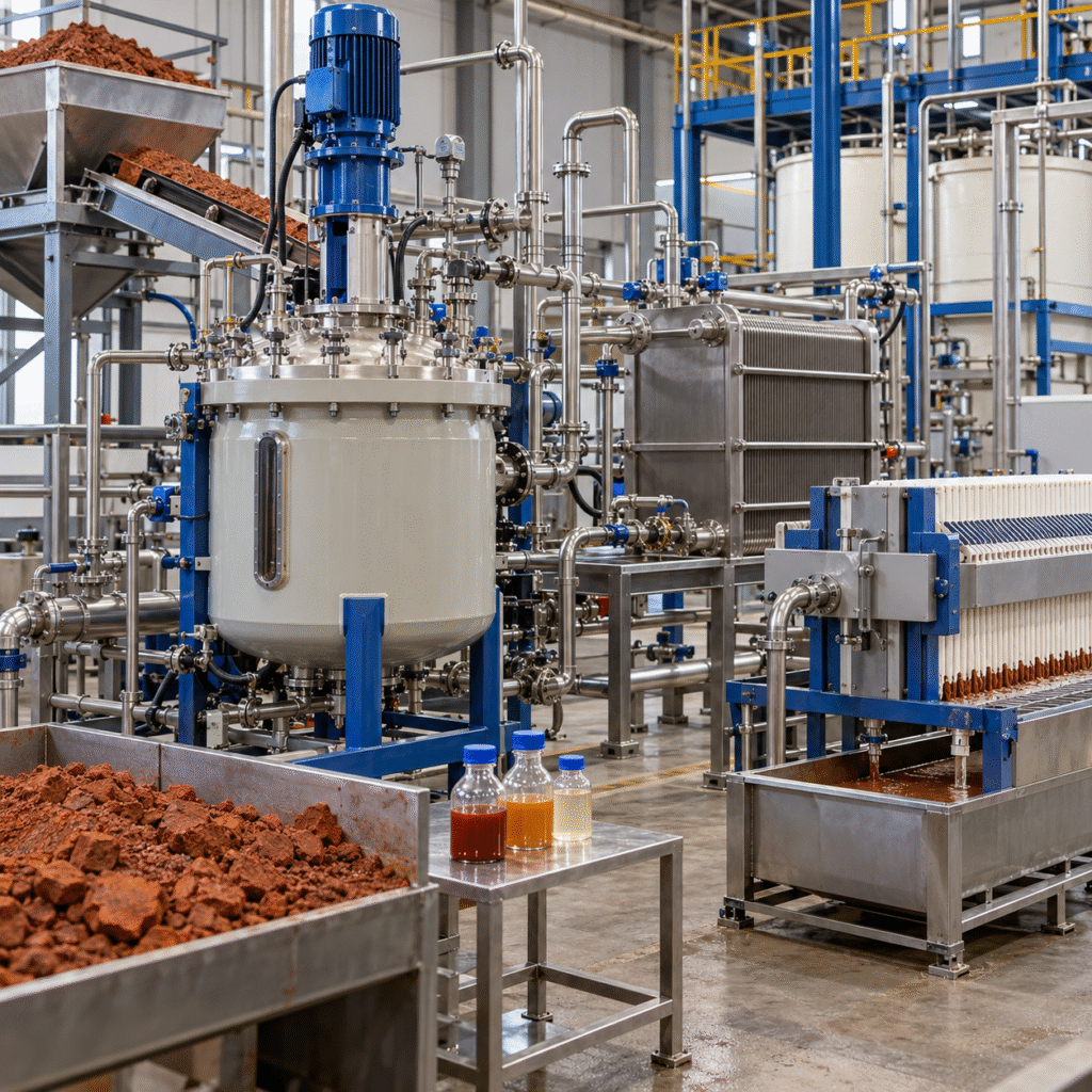 Municipal sludge phosphorus recovery pilot with hydrochloric acid reactor filtration and crystallization
