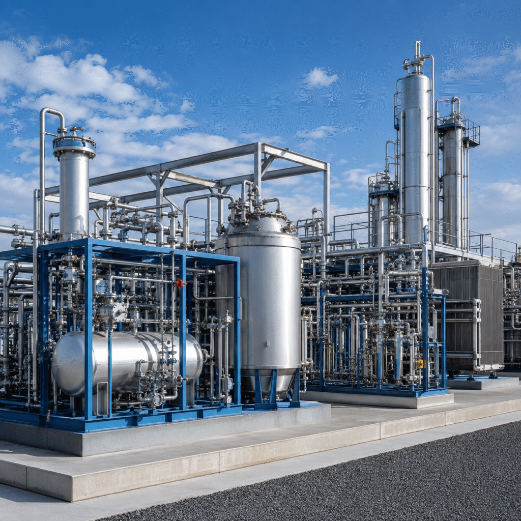 Closed hydrogen peroxide feed and fixed bed reactor system at an HPPO propylene oxide plant