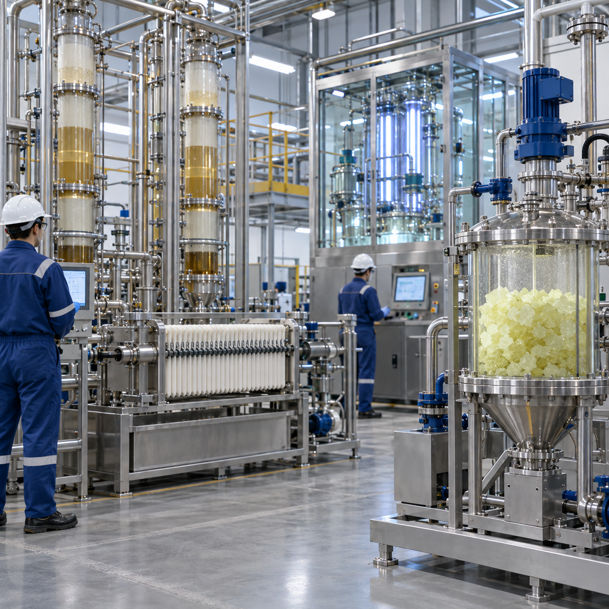 Wet-process phosphoric acid purification pilot with oxalic acid feed and ferrous oxalate recovery