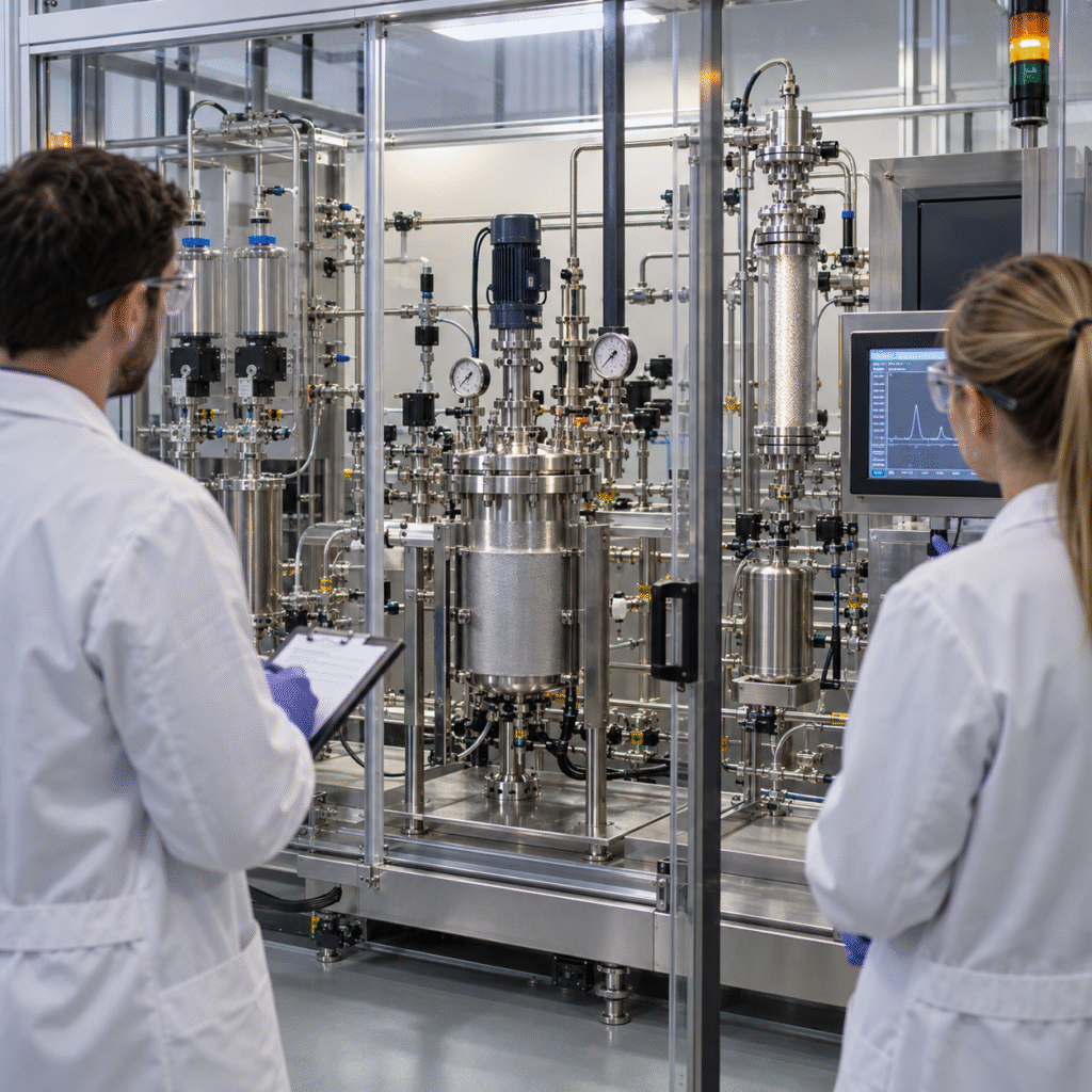 Enclosed fine-chemical pilot reactor evaluating formic acid as an on-demand carbon monoxide source