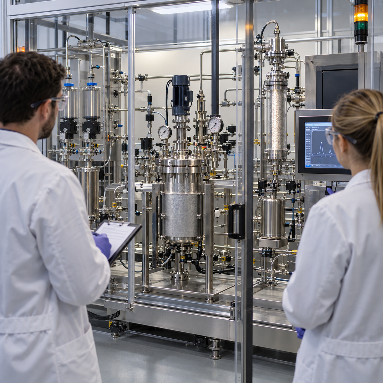 Enclosed fine-chemical pilot reactor evaluating formic acid as an on-demand carbon monoxide source
